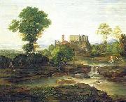 Ferdinand von Olivier Ideal Italian landscape France oil painting artist